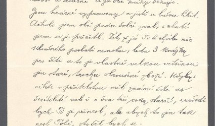 Dopis Ignátu Herrmannovi.