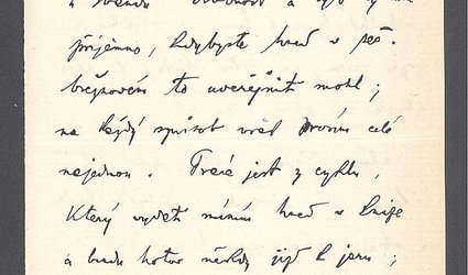 Dopis Ignátu Herrmannovi.