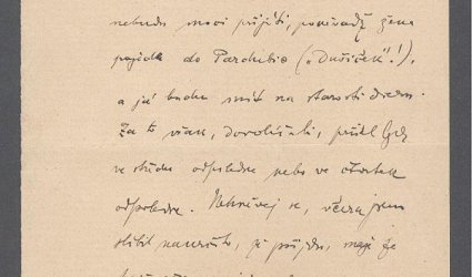 Dopis Ignátu Herrmannovi.