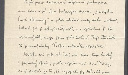 Dopis Ignátu Herrmannovi.