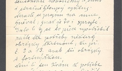 Dopis Ignátu Herrmannovi.