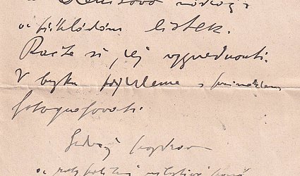 Dopis Jindřichu Vaňkovi.