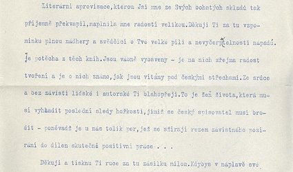 Dopis Ignátu Herrmannovi.