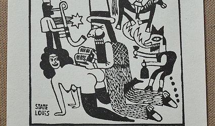 Pokoušení světce. State Louis.