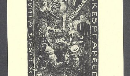 Ex Libris Seksbír Shakespearee.