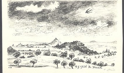 P.f. 1956 Fr. Kozák. Zebín od Bradlce.