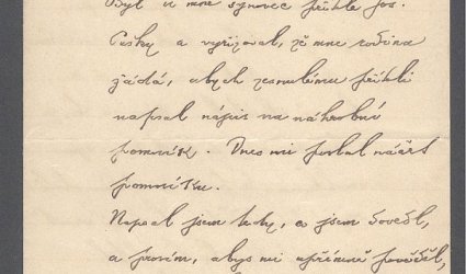 Dopis Ignátu Herrmannovi.