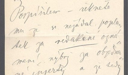 Vzkaz pro Ignáta Herrmanna.