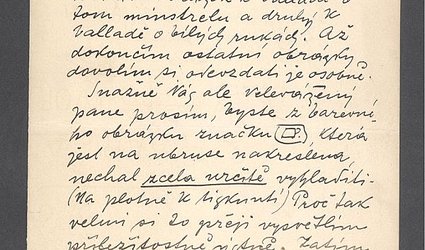 Dopis Ignátu Herrmannovi.