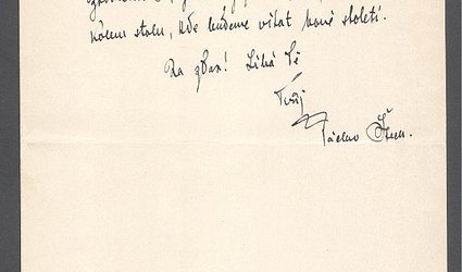 Dopis Ignátu Herrmannovi.