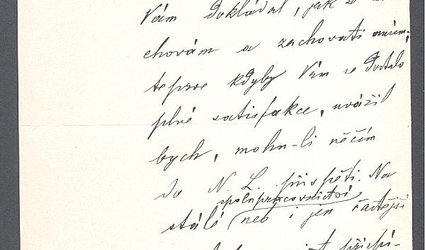 Dopis Ignátu Herrmannovi.