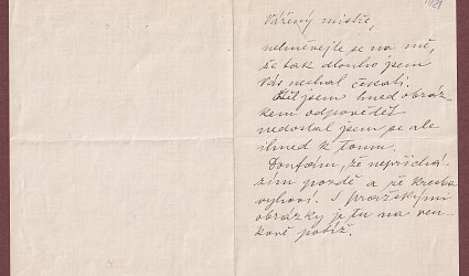 Dopis Ignátu Herrmannovi.