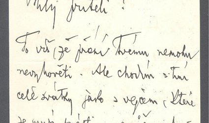 Dopis Ignátu Herrmannovi.