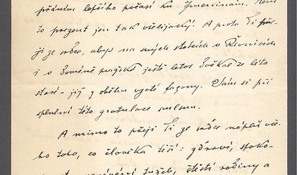 Dopis Ignátu Herrmannovi.