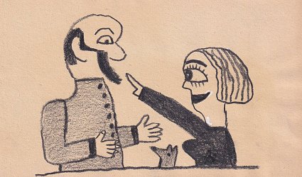 Muž a žena se psem.