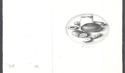 P.F. 64 Hloupý (Emanuel Hloupý). Pečivo a mouka v oválu.