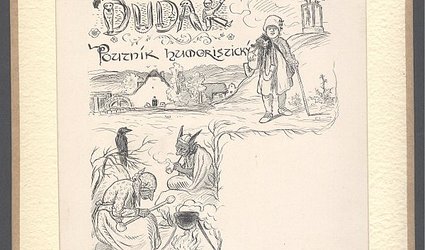 Návrh obálky časopisu Švanda dudák.