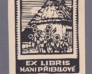 Ex libris Máni Přibilové.