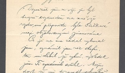 Dopis Ignátu Herrmannovi.