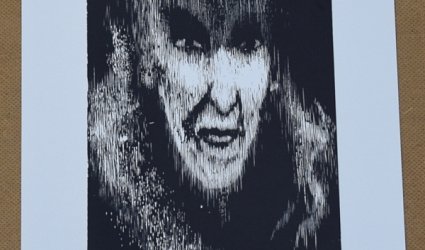 Z cyklu ilustrací ke knize: Robinson Jeffers - Pastýřka putující k dubnu. Mara. Hřebec grošák.