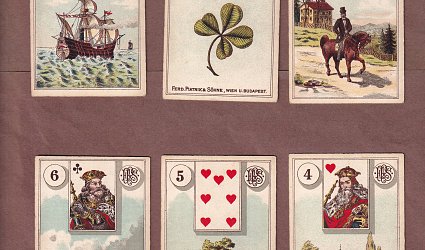 Velmi jemné vykládací karty věštkyně Lenormandové.