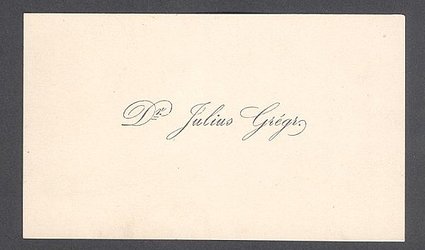 Vizitka se sdělením.