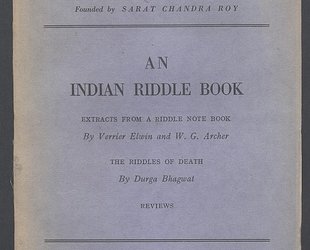 Man in India. A Quarterly Record of Anthropological Science with Special Reference to India. An Indian Riddle Book. Vol. XXIII. No. 4. December 1943.