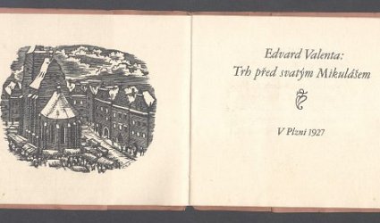 Trh před svatým Mikulášem.