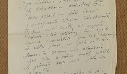 Dopis Ignátu Herrmannovi.