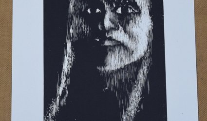 Z cyklu ilustrací ke knize: Robinson Jeffers - Pastýřka putující k dubnu. Mara. Hřebec grošák.