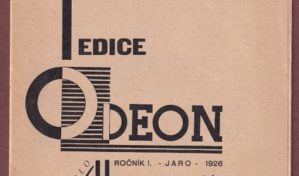 Literární zprávy edice Odeon. Ročník I. Číslo 1.