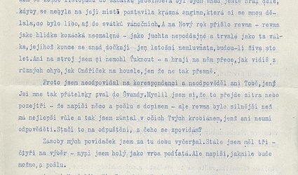 Dopis Ignátu Herrmannovi.