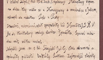 Dopis Ignátu Herrmannovi.