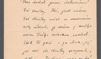 Dopis Ignátu Herrmannovi.