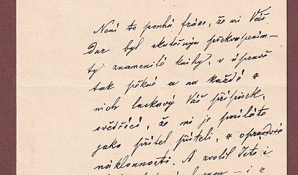 Dopis Ignátu Herrmannovi.