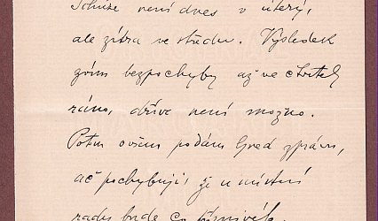 Dopis Ignátu Herrmannovi.