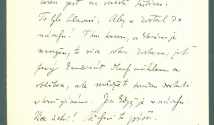 Dopis Ignátu Herrmannovi.