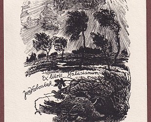 Ex libris Jan Holoubek. Halasianum.