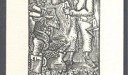 Ex libris Josef Měřička. Alchymista.