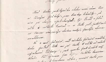 Dopis Ignátu Herrmannovi.