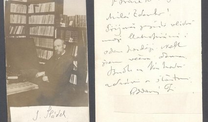 Dopis s pohlednicí.