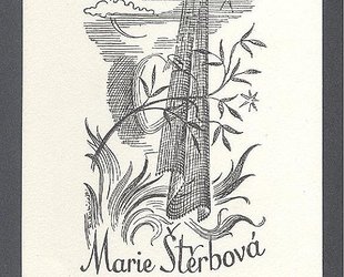 Ex libris Marie Štěrbová.