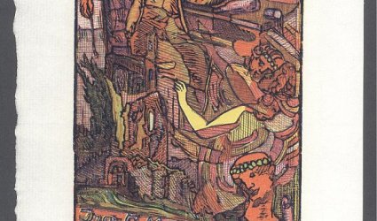 Ex Libris Ing. F.M. Klicman. Malíř.