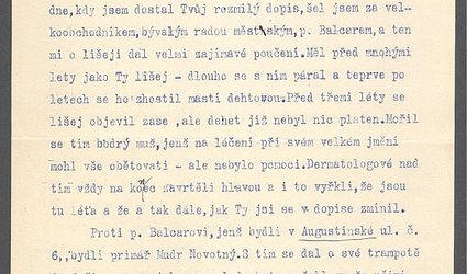 Dopis Ignátu Herrmannovi.