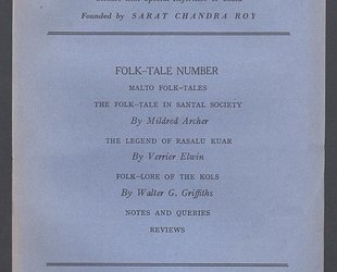 Man in India. A Quarterly Record of Anthropological Science with Special Reference to India. Folk-Tale Number. Vol. XXIV. No. 4. December 1944.