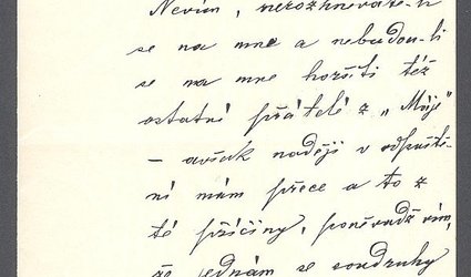 Dopis Ignátu Herrmannovi.