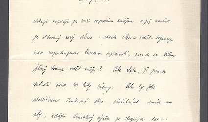 Dopis Ignátu Herrmannovi.