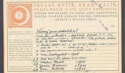 Zpráva Ignátu Herrmannovi.