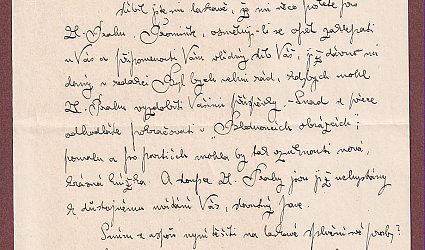 Dopis Ignátu Herrmannovi.