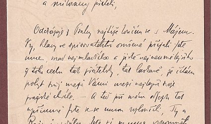 Dopis Ignátu Herrmannovi.